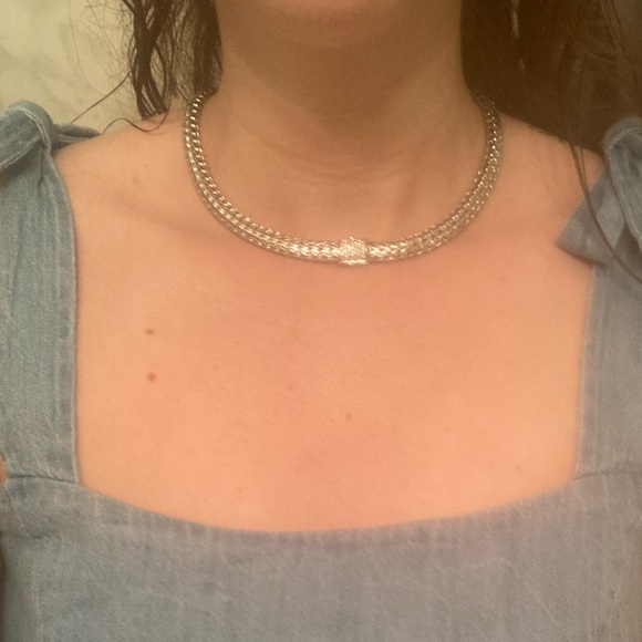 John Hardy Classic Chain Diamond Clasp 16 in. Necklace - Picture 8 of 11